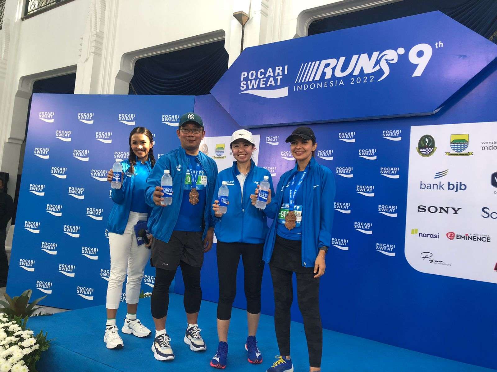 Keseruan Pocari Sweat Run Di Bandung Ada Ridwan Kamil