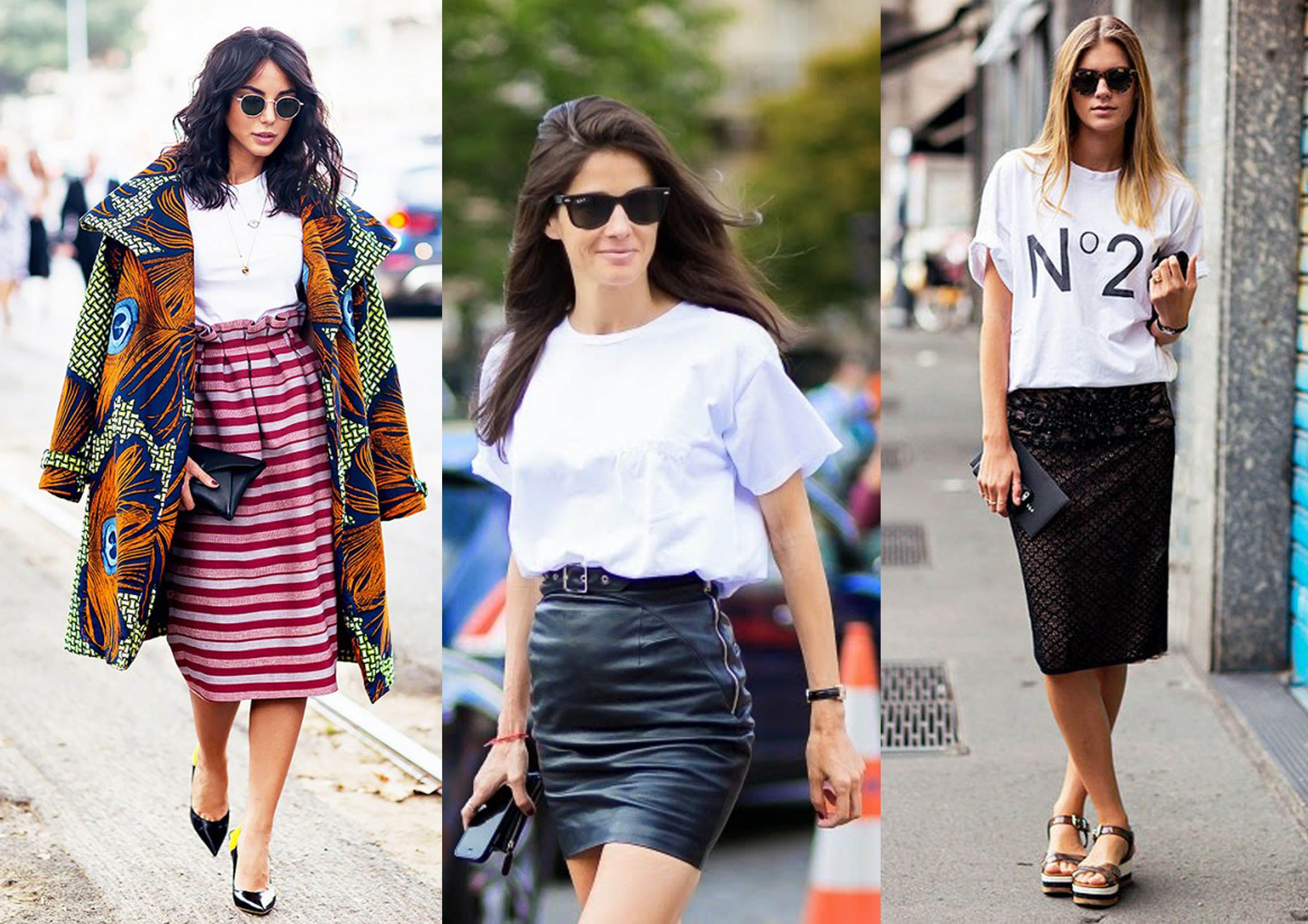 5 Tricks to Look Stunning with a White T-Shirt