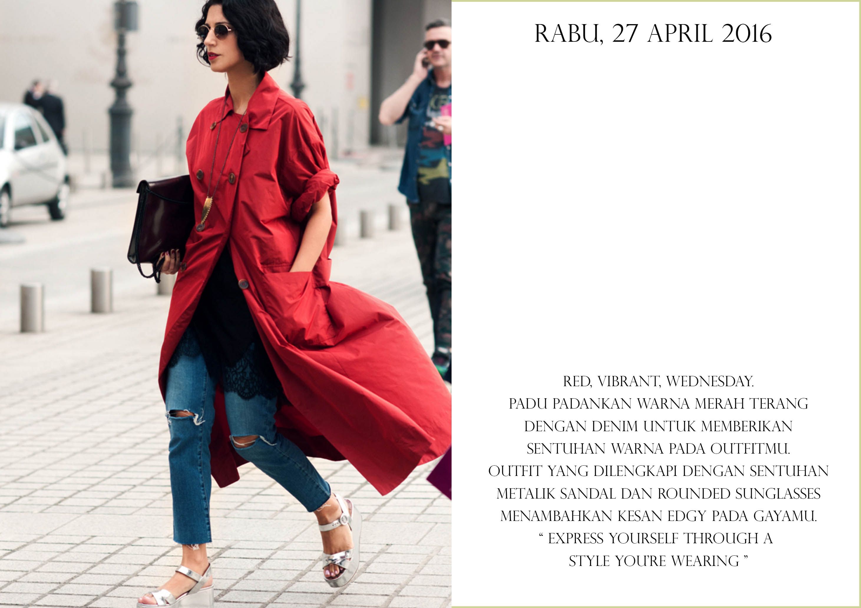 Exclusive: Let's Follow 30 Styling Tips for the whole month of April 
