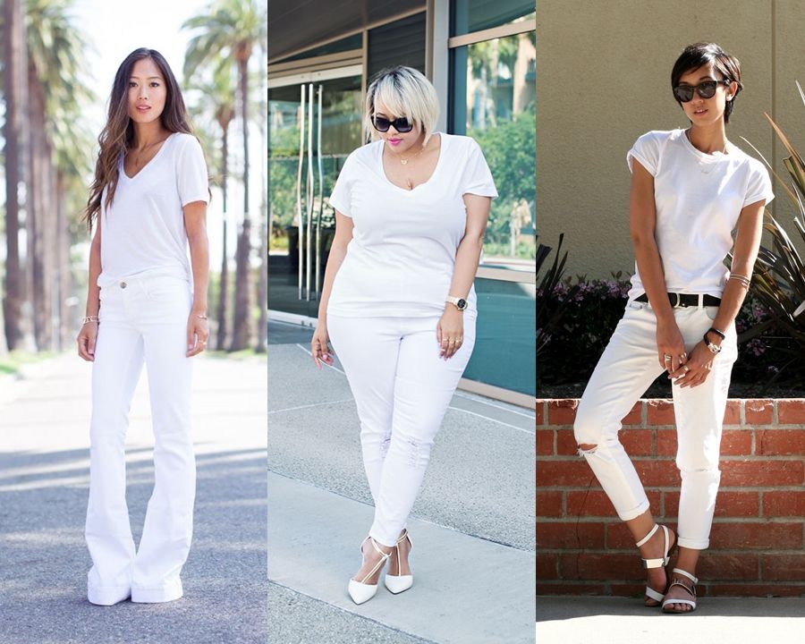 Cek Yuk! Mix and Match Atasan yang Siap Membuat Tampilan Celana Jeans Putih Lebih Stand Out