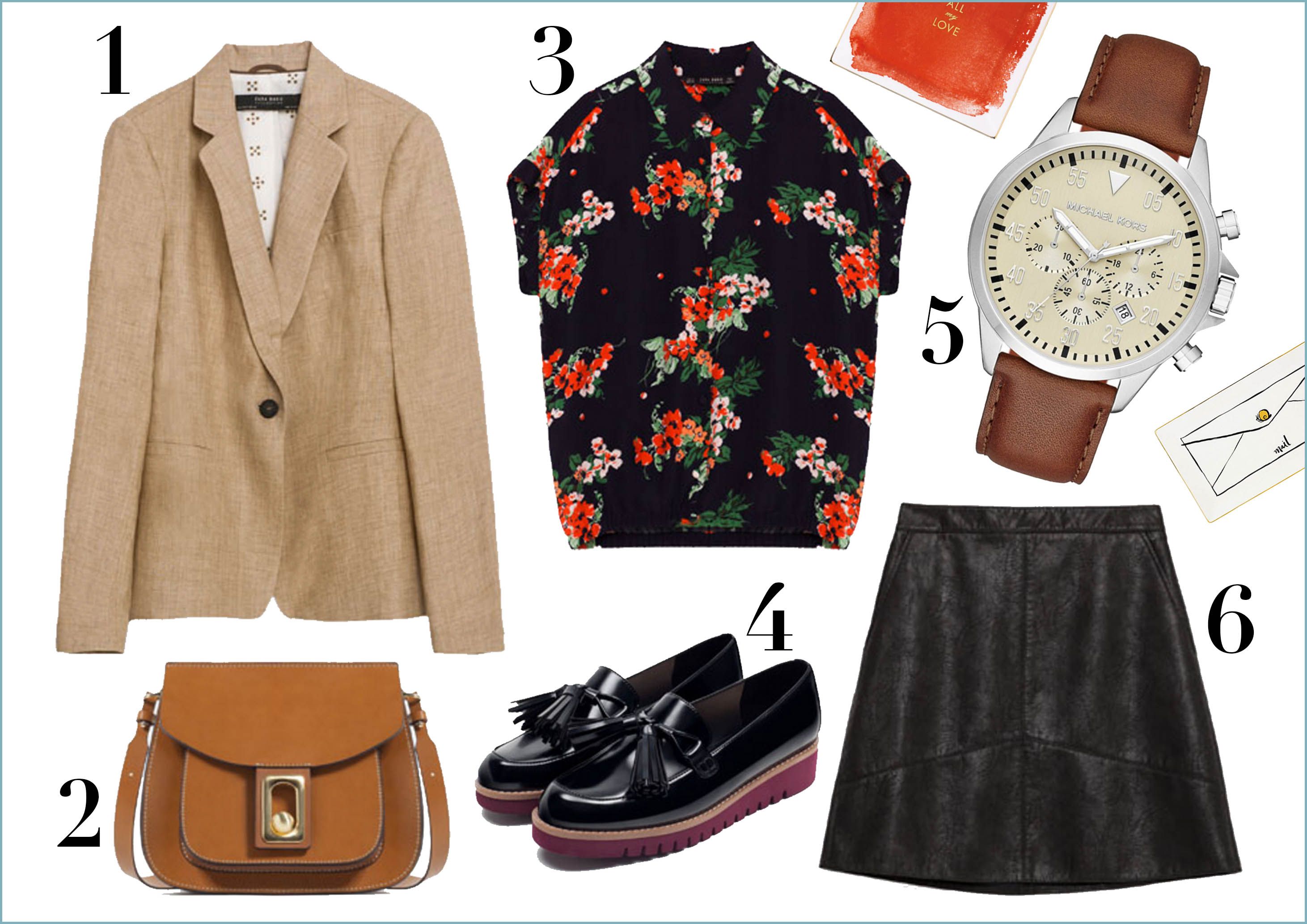 Mengangkat Tren Floral dengan Stylish Lewat Mix and Match Leather Skirt