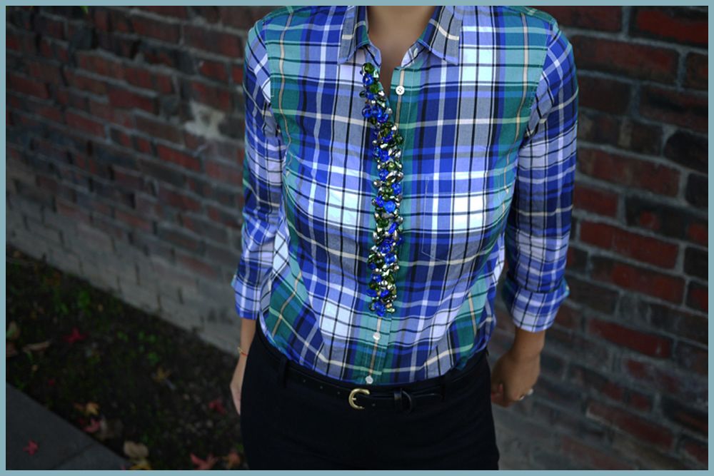 Super Easy Tricks to Turn Your Old Shirts Into Super Chic Beaded Shirts.