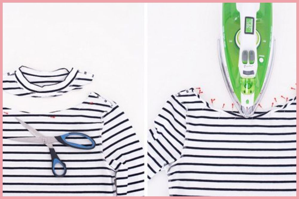 How to Make Your Old Shirt Look Like New, With This DIY Boat Tee Shirt.