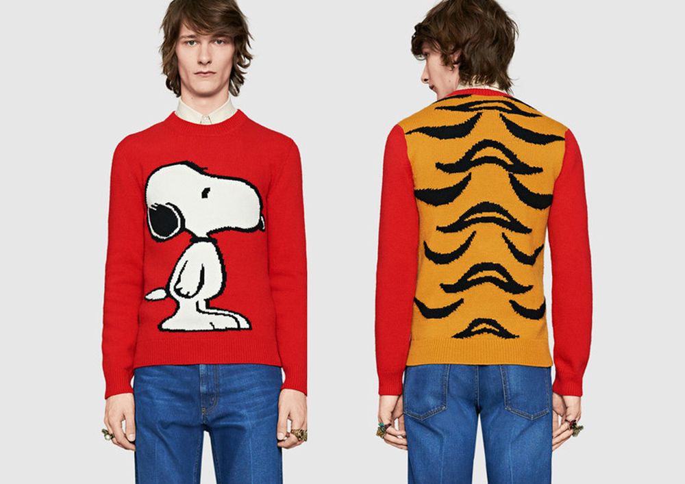 Cute! Gucci Menghadirkan Snoopy untuk Koleksi Pakaian Pria