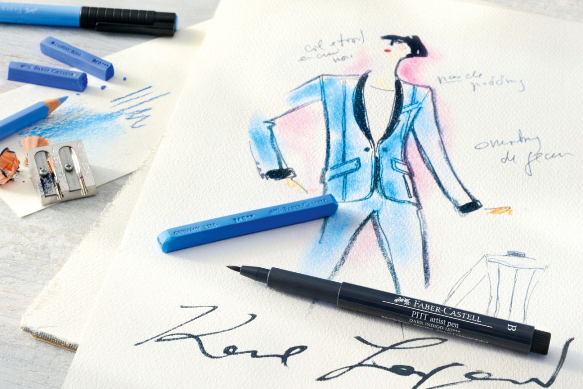 Karl Lagerfeld Berkolaborasi dengan Faber Castell Luncurkan Koleksi Pensil Warna