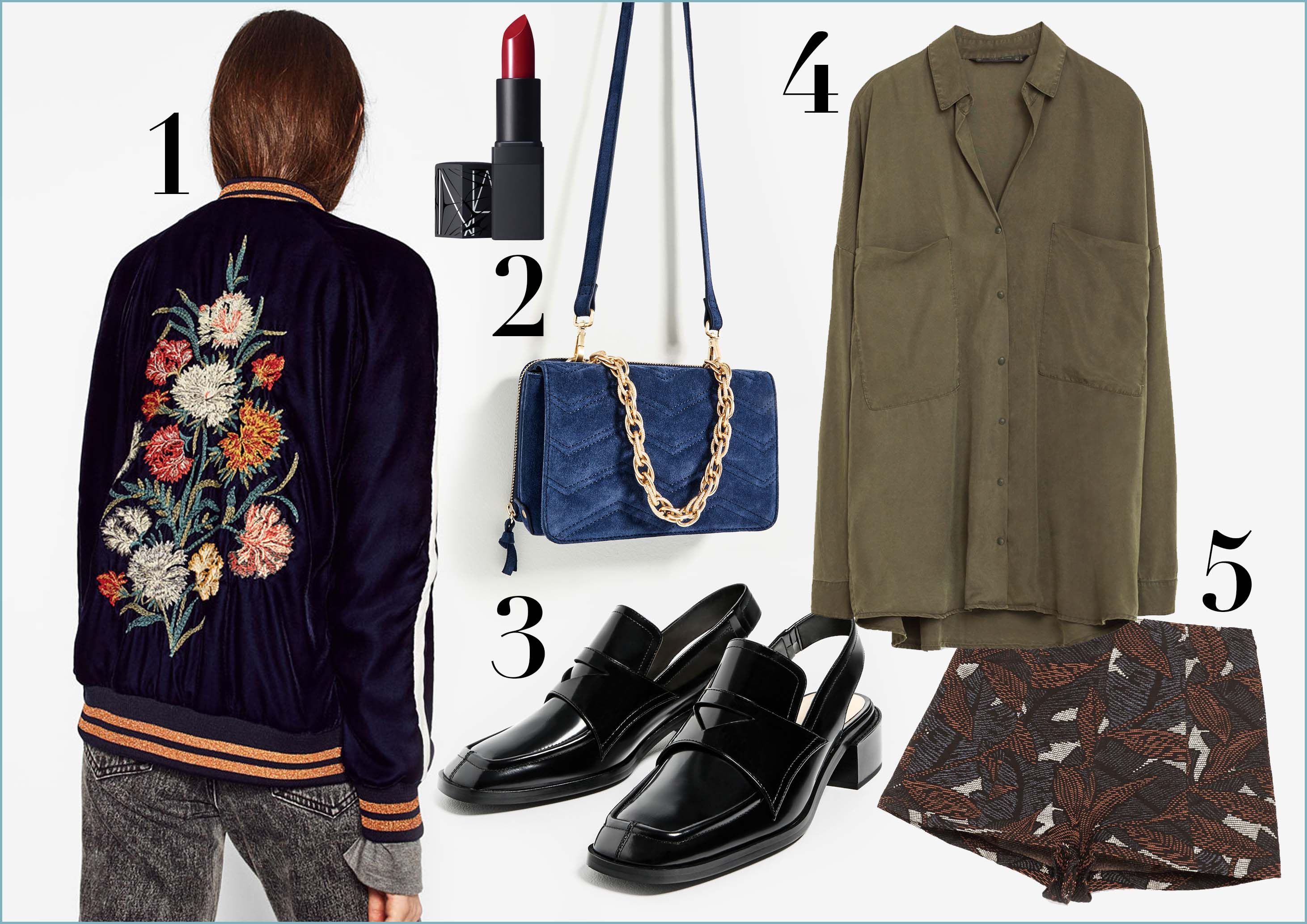 Tampil Super Chic dan Cool dengan Mix and Match Embroidery Bomber Jacket