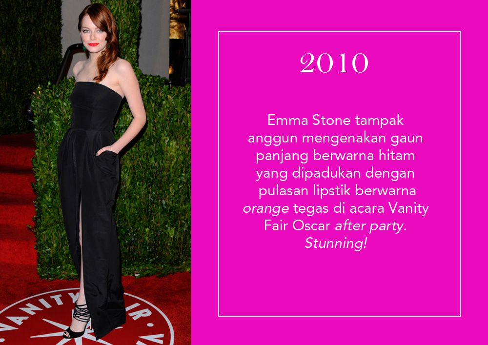 Emma Stone Buktikan Penampilan Terbaiknya di Red Carpet Selama 7 Tahun Terakhir