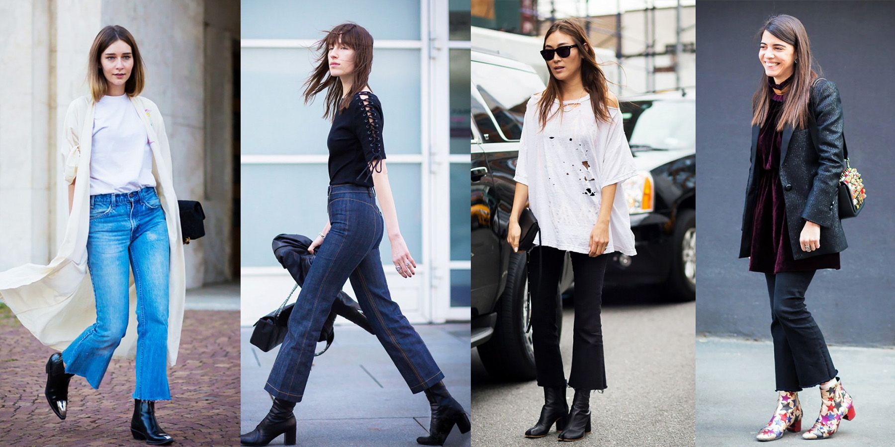 Check out 7 Secrets of Success to Look Cool Wearing Cropped Flare Pants