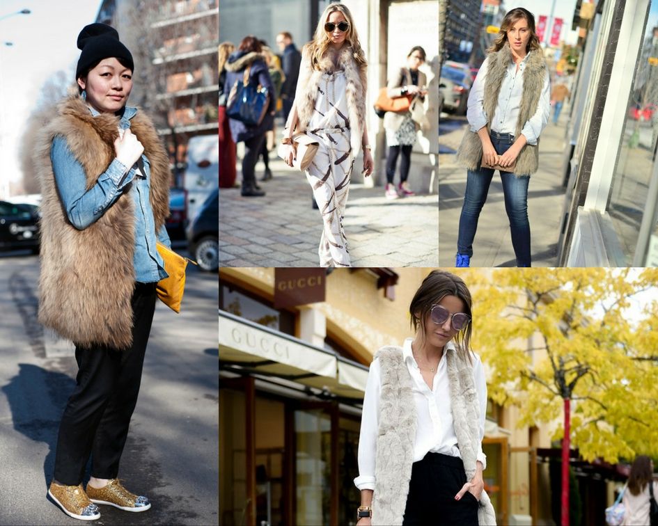 Tips for Mix n Match Fur Vest for those of you who are going on holiday in a Stylish Winter Country! 
