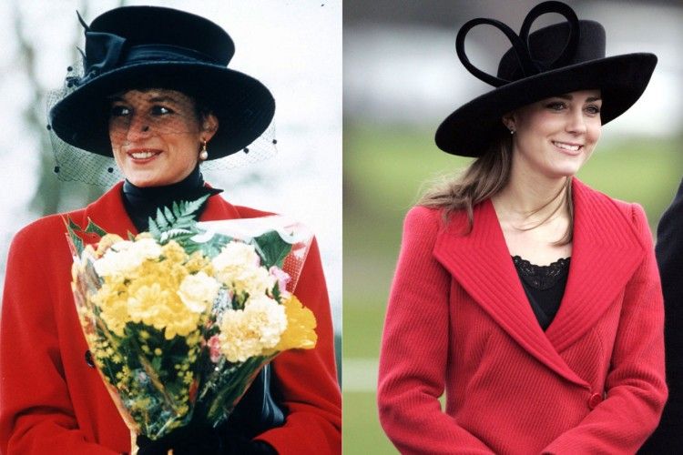 Foto-foto Bukti Kalau Gaya Busana Kate Middleton Serupa dengan Putri Diana