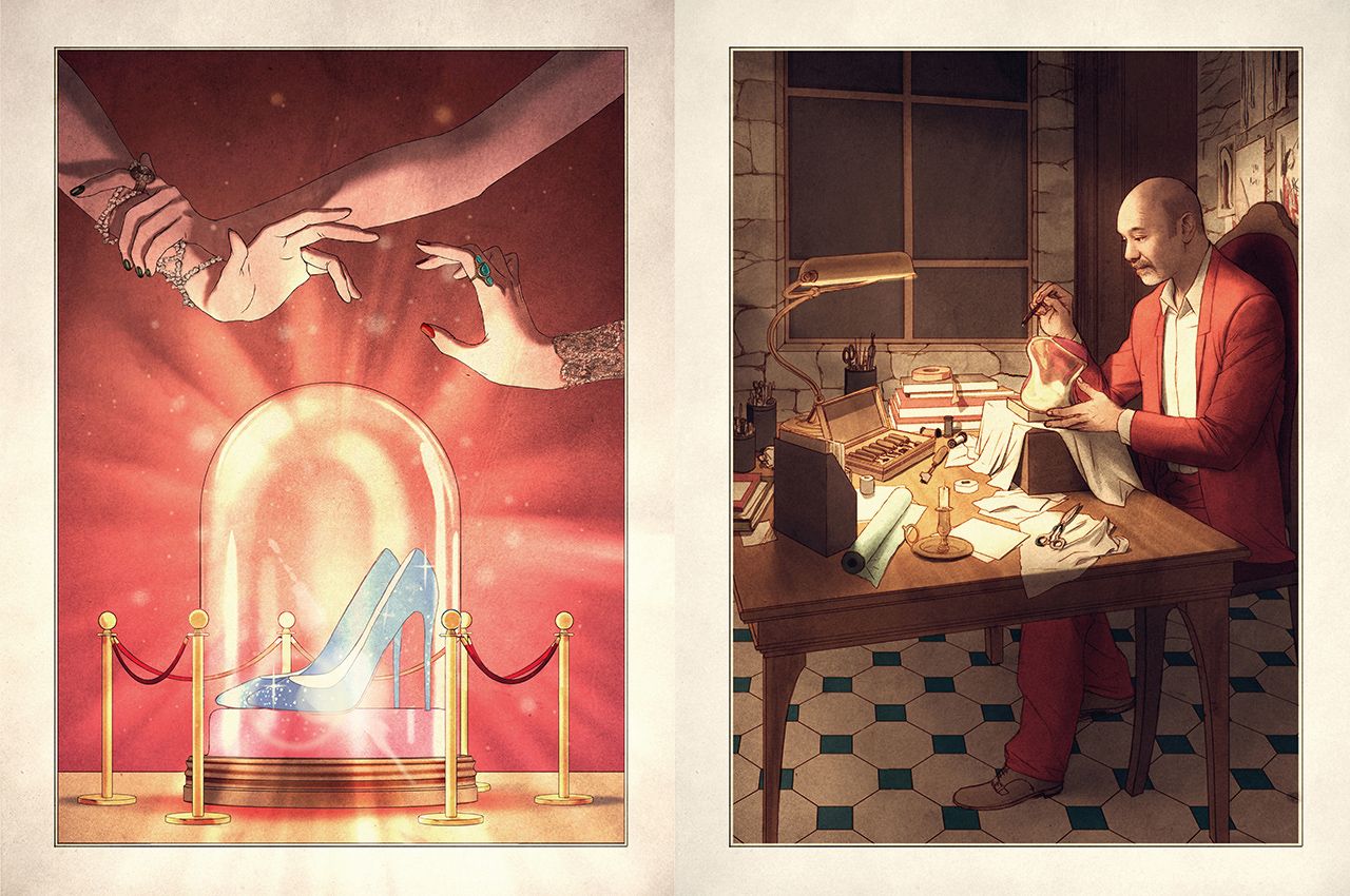 Take a peek at Christian Louboutin's latest work through this unique fairy tale!