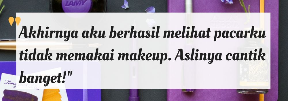Ini Alasan Banyak Pria Lebih Suka Cewek Tanpa Makeup