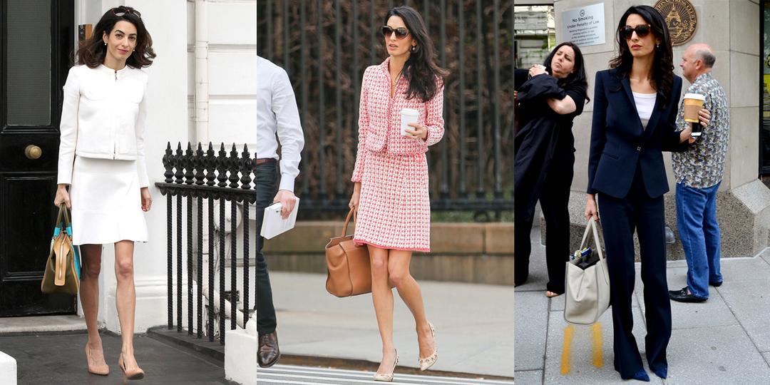 Inspirasi Gaya Ke Kantor yang Modis ala Amal Clooney.