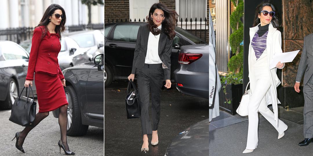 Inspirasi Gaya Ke Kantor yang Modis ala Amal Clooney.