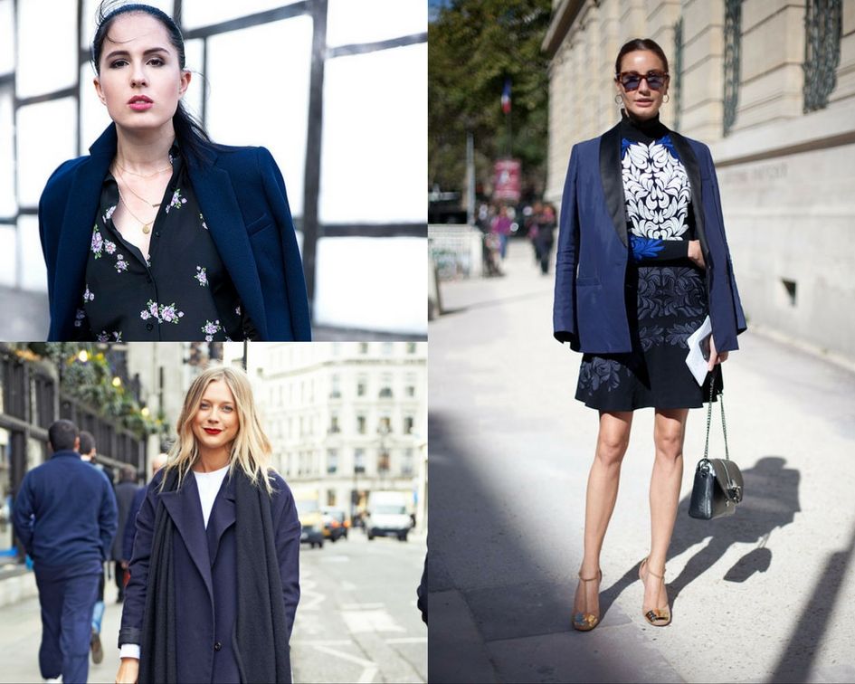 Navy Blue Color Inspiration to Look More Chic in 2017