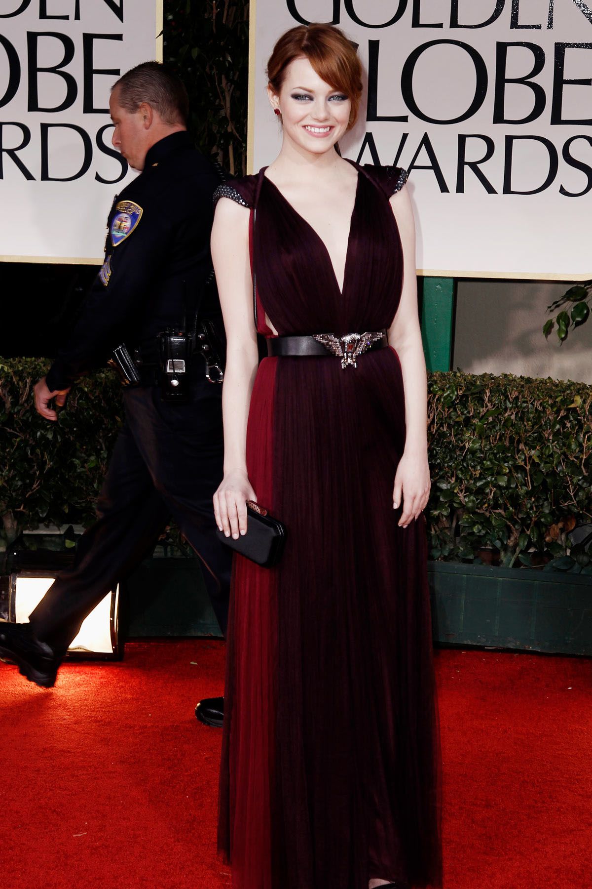 Always Cool!  Here's Emma Stone's Transformation On The Red Carpet Of The Golden Globes