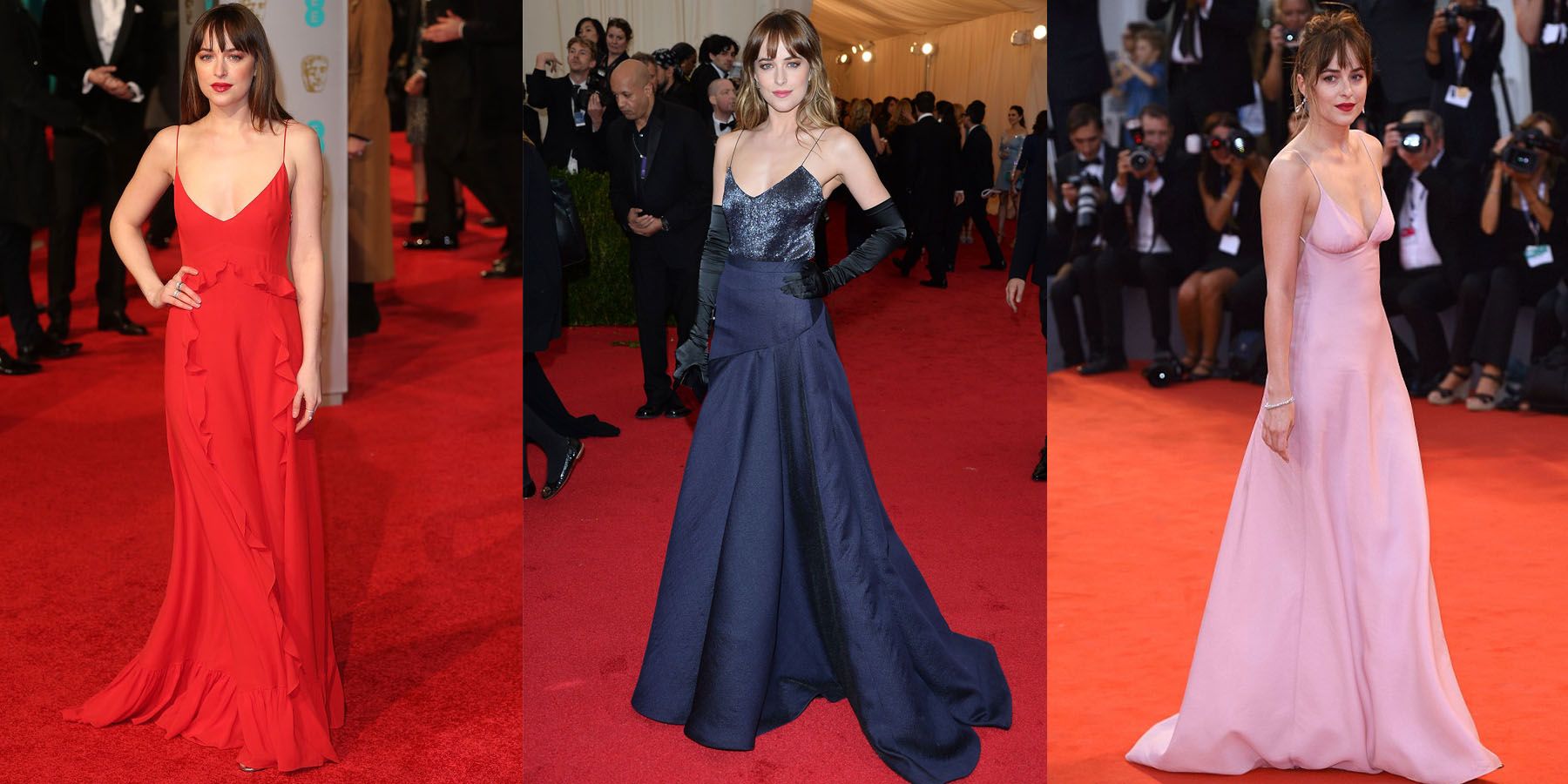 Inspirational!  Here's Dakota Johnson's Red Carpet Style, Casual, & Dating Time