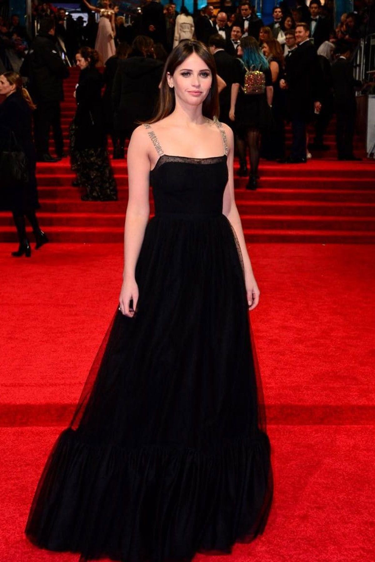 Beautiful!  Here's Felicity Jones' Most Sophisticated Red Carpet Moment Transformation