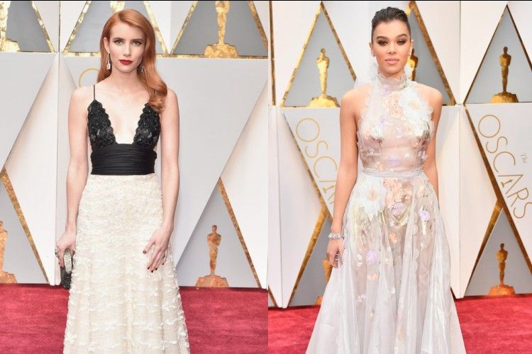 Cantiknya Para Selebriti Di Atas Karpet Merah Oscars 2017