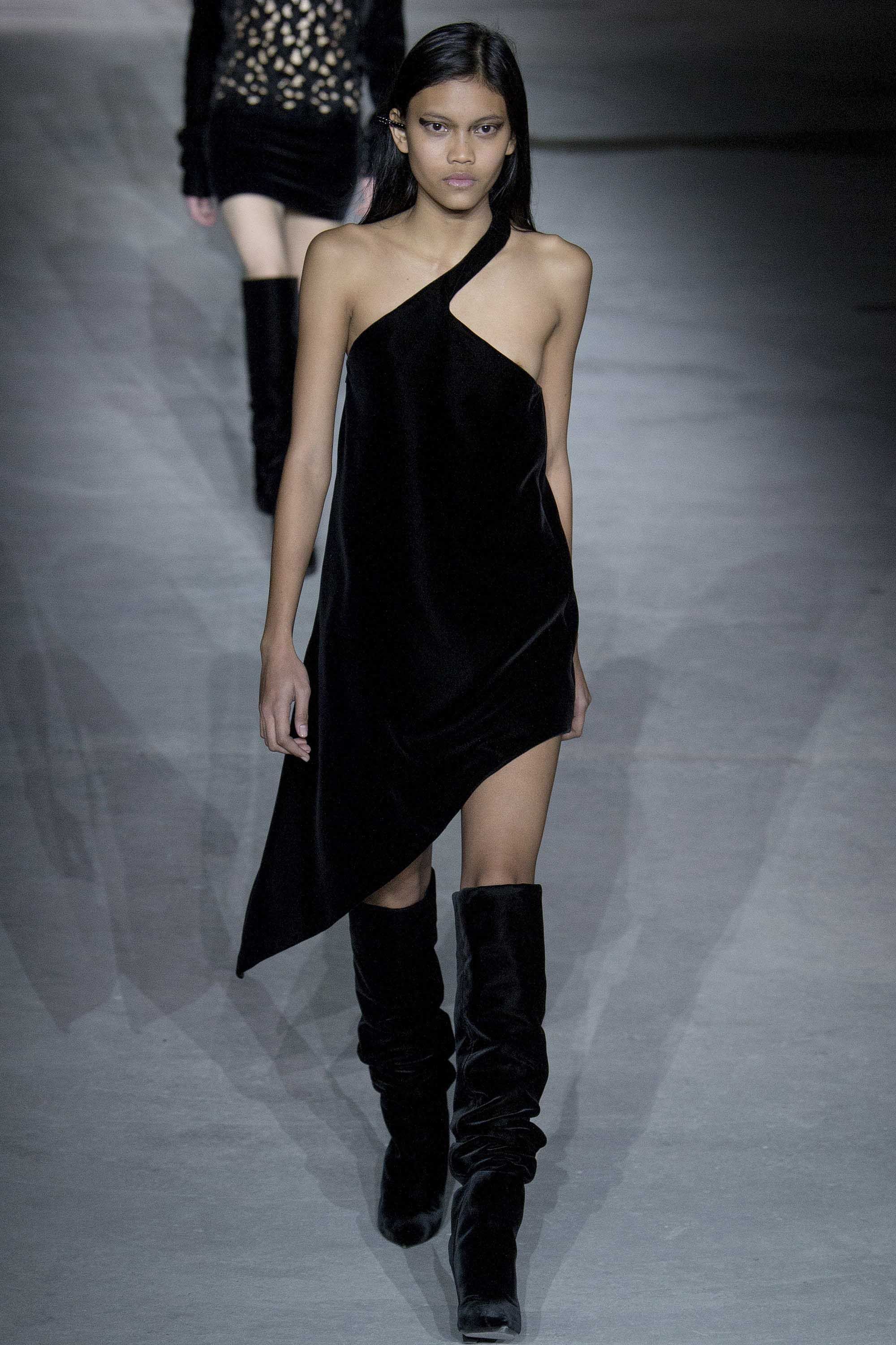There's a Model from Indonesia at the Saint Laurent Show!  Plus The Badass Slouchy Boots