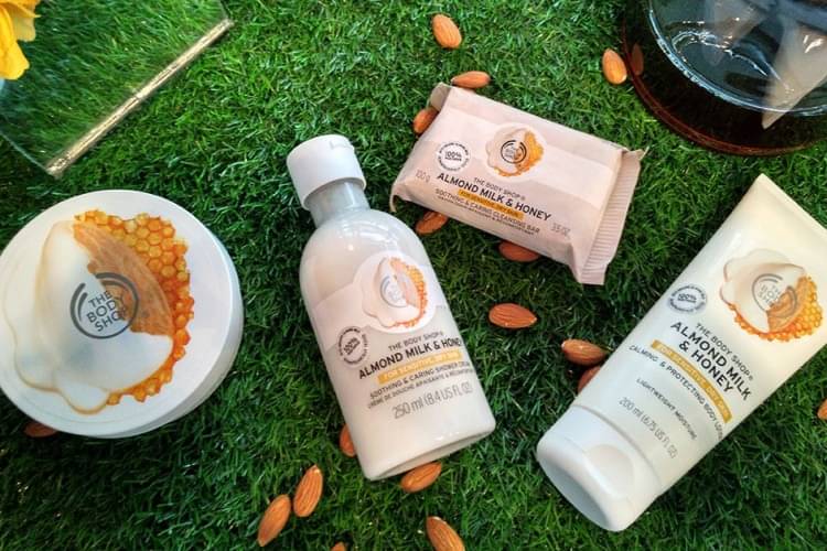 The Body Shop Luncurkan Almond Milk Honey Rangkaian Perawatan Tubuh Untuk Si Kulit Sensitif