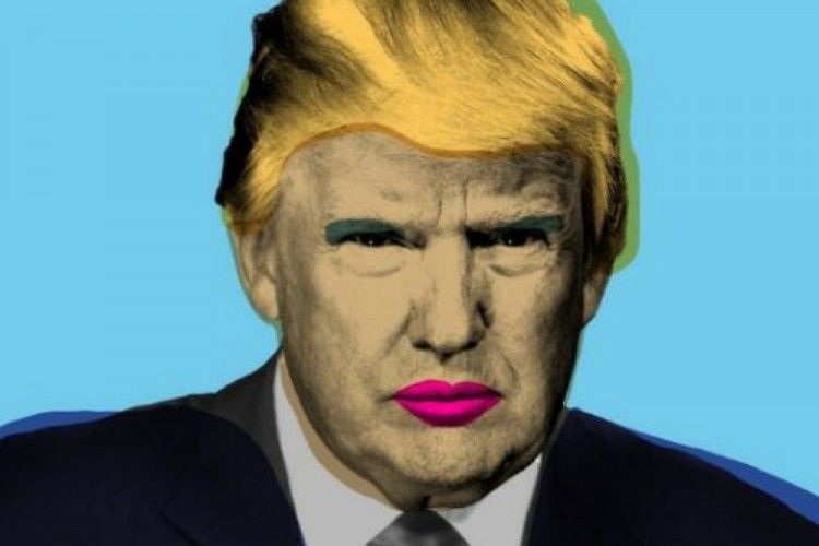 Mahasiswa Ini Ekspresikan Rasa Kesalnya kepada Donald Trump dengan Lipstik