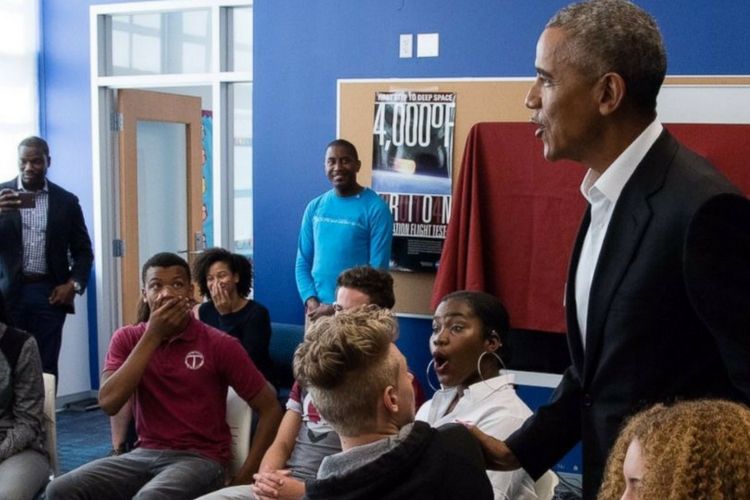 Obama Datang! Begini Reaksi Para Murid di Hari Pertama Sekolah