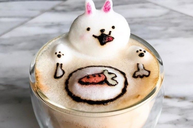 Cewek 17 Tahun Ini Bikin 3D Latte Art yang Gemesin Banget