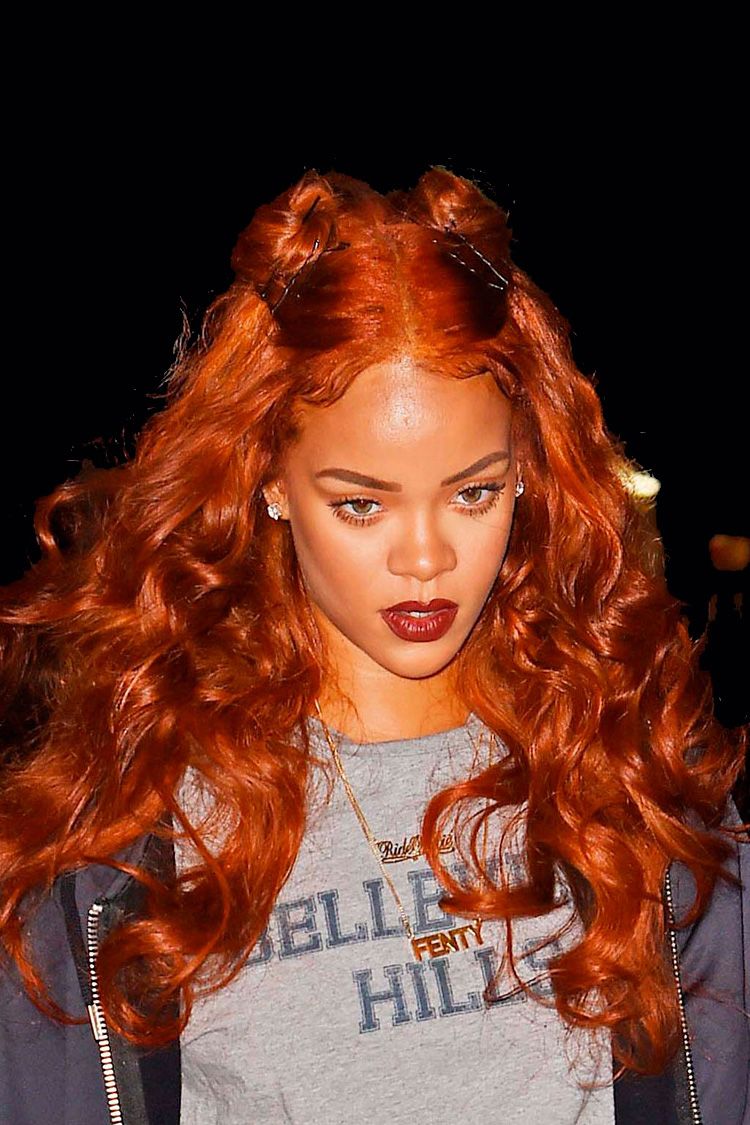 Cocok untuk Si Sawo Matang Ini Warna  Rambut  Rihanna yang 