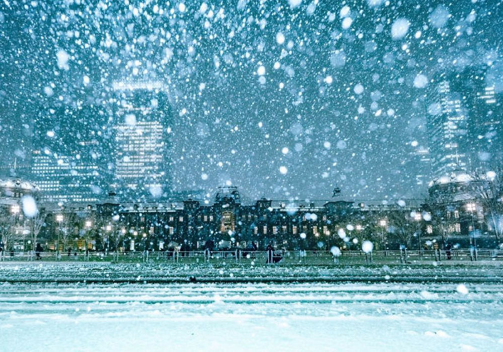 Keindahan Kota Tokyo Saat Musim Salju