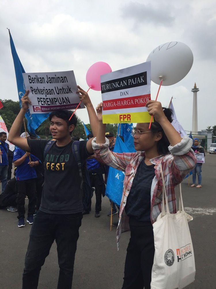 LINIMASA: Perempuan Indonesia Turun ke Jalan Demi Perjuangkan Hak