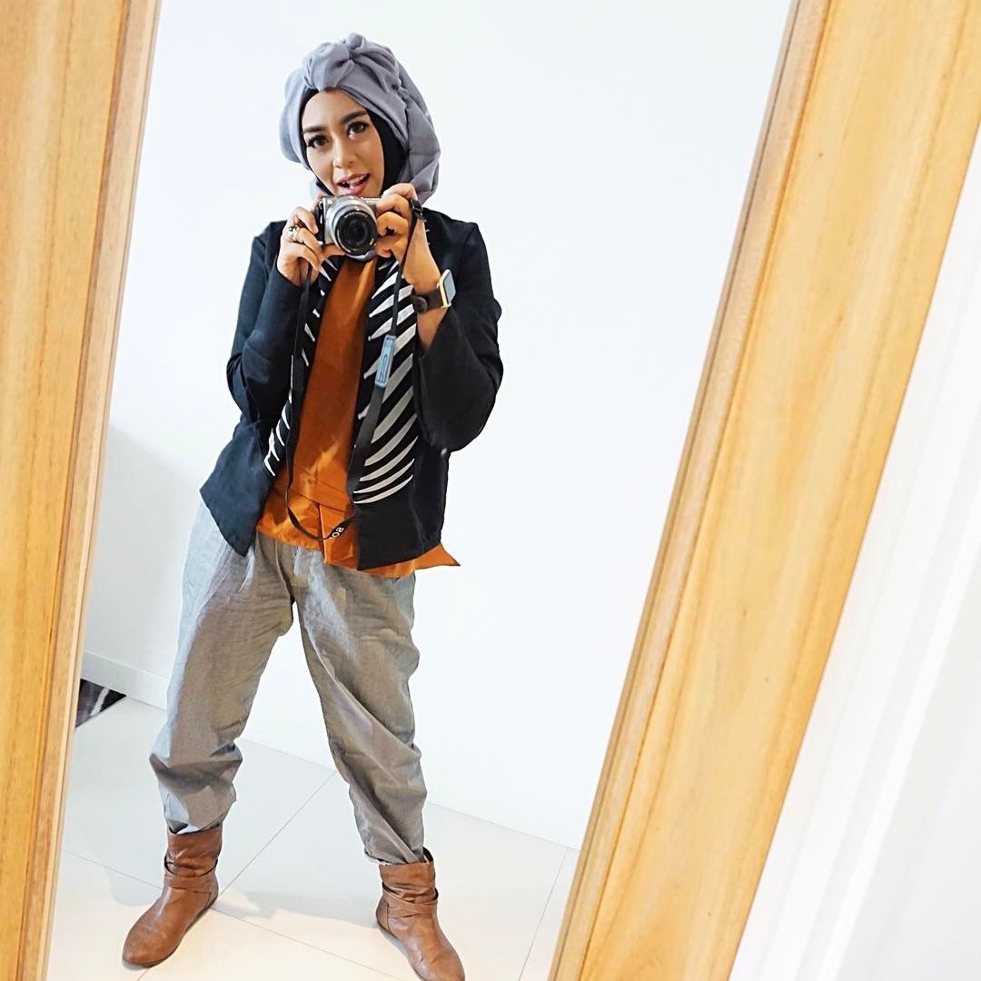 Trend Gaya Fashion Hijab Modern Dari 6 Influencer Lokal