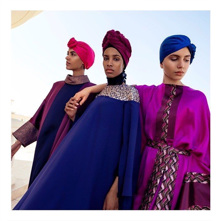 Gaya Hijab Dubai untuk Inspirasi Gaya Lebaran Glamor