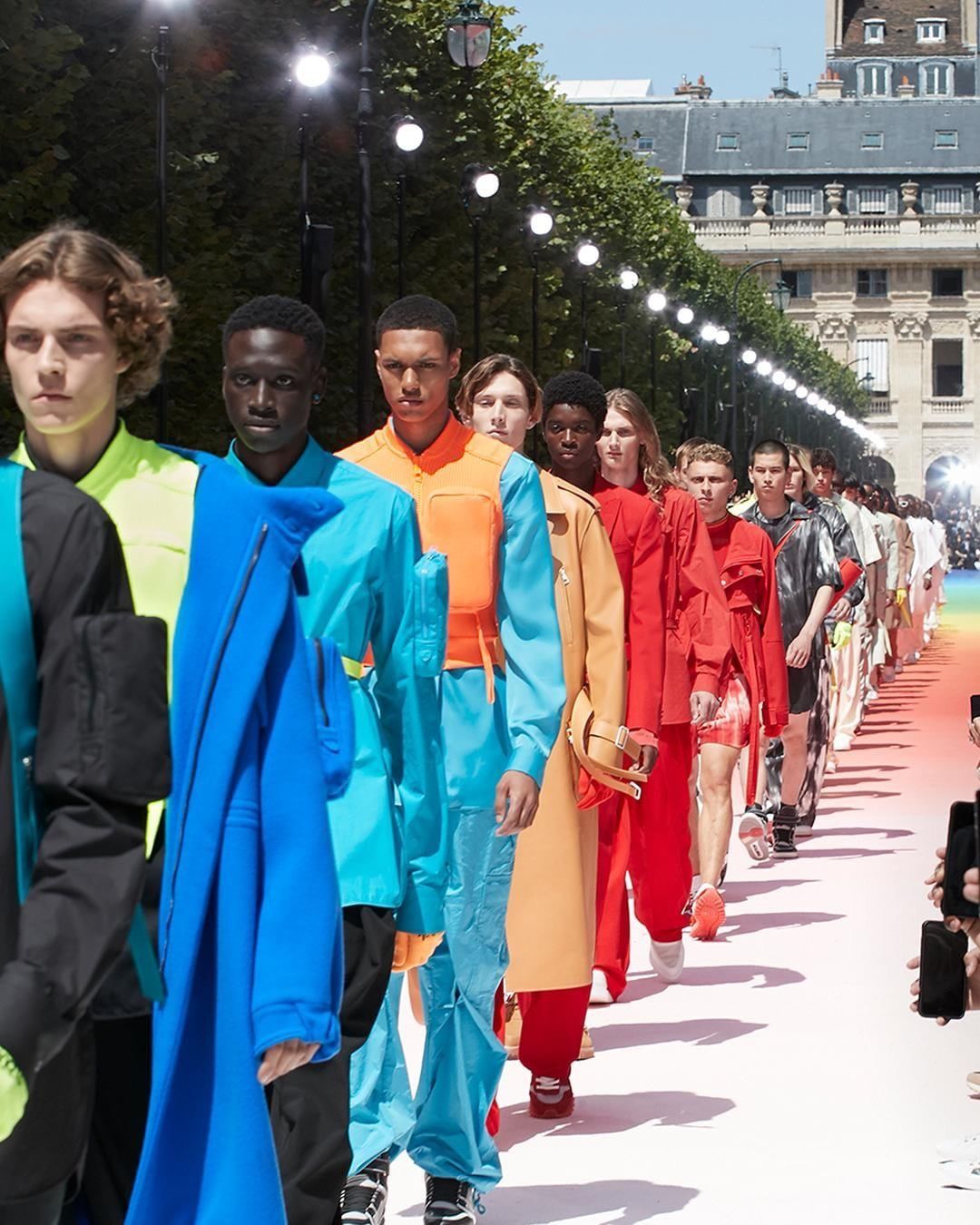 Mengharukan, Debut Virgil Abloh untuk Koleksi Pria Louis Vuitton