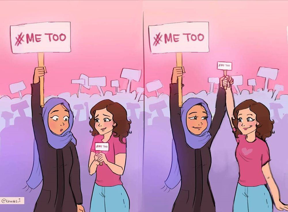 9 Ilustrasi Perempuan Muslim yang Lucu dan Menginspirasi