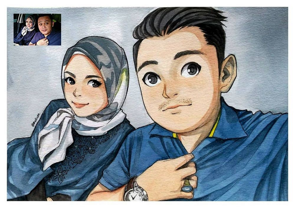 Bikin Kagum, Ilustrator Asal Indonesia Ini Ubah Potret Kamu Jadi Karakter Anime!