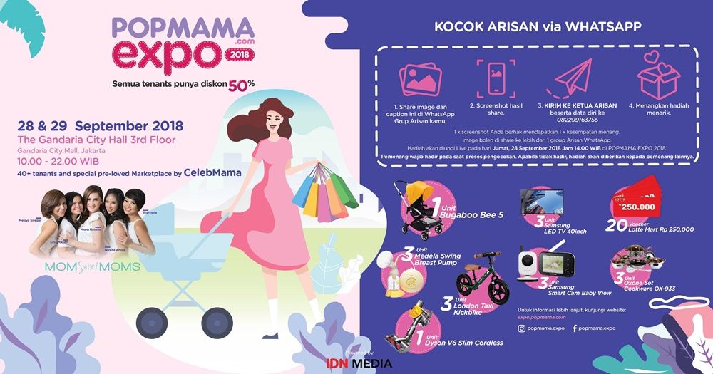 Cara Hemat Belanja Perlengkapan Bayi Lewat Popmama Expo 2018