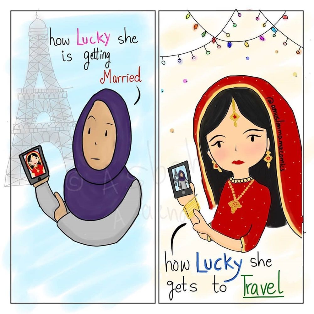 Inspiratif Ini 9 Ilustrasi Jujur Yang Dirasakan Perempuan Muslim