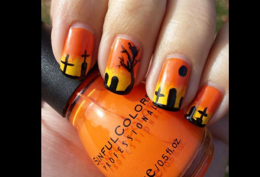 9 Inspirasi Nail Art untuk Tampil Keren di Hari Halloween 