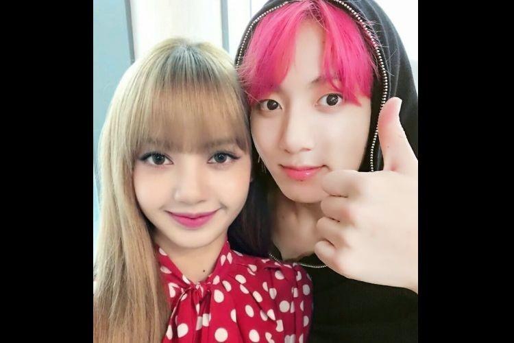  Gambar  Lisa Blackpink  Dan Jungkook Bts