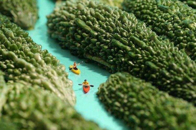 Gemas! 10 Karya Seni Diorama Ini Terbuat dari Makanan