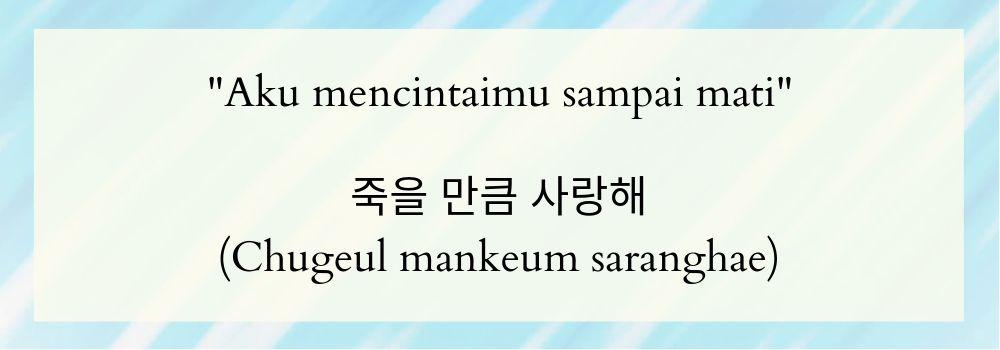 Cerita cinta dalam bahasa korea dan artinya