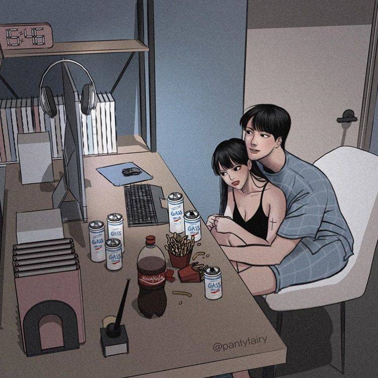 Bikin Gemas, 10 Ilustrasi Ini Ungkap Rasanya Punya Pasangan yang Jahil