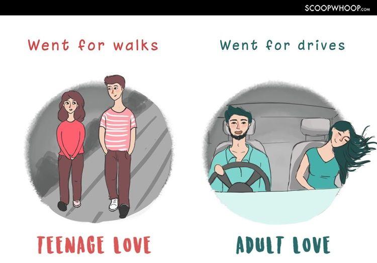 7 Ilustrasi Lucu Perbedaan Gaya Pacaran Remaja dan Orang Dewasa