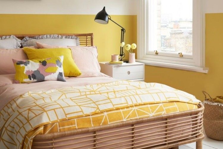 10 Inspirasi Desain Warna Kuning Untuk Kamar