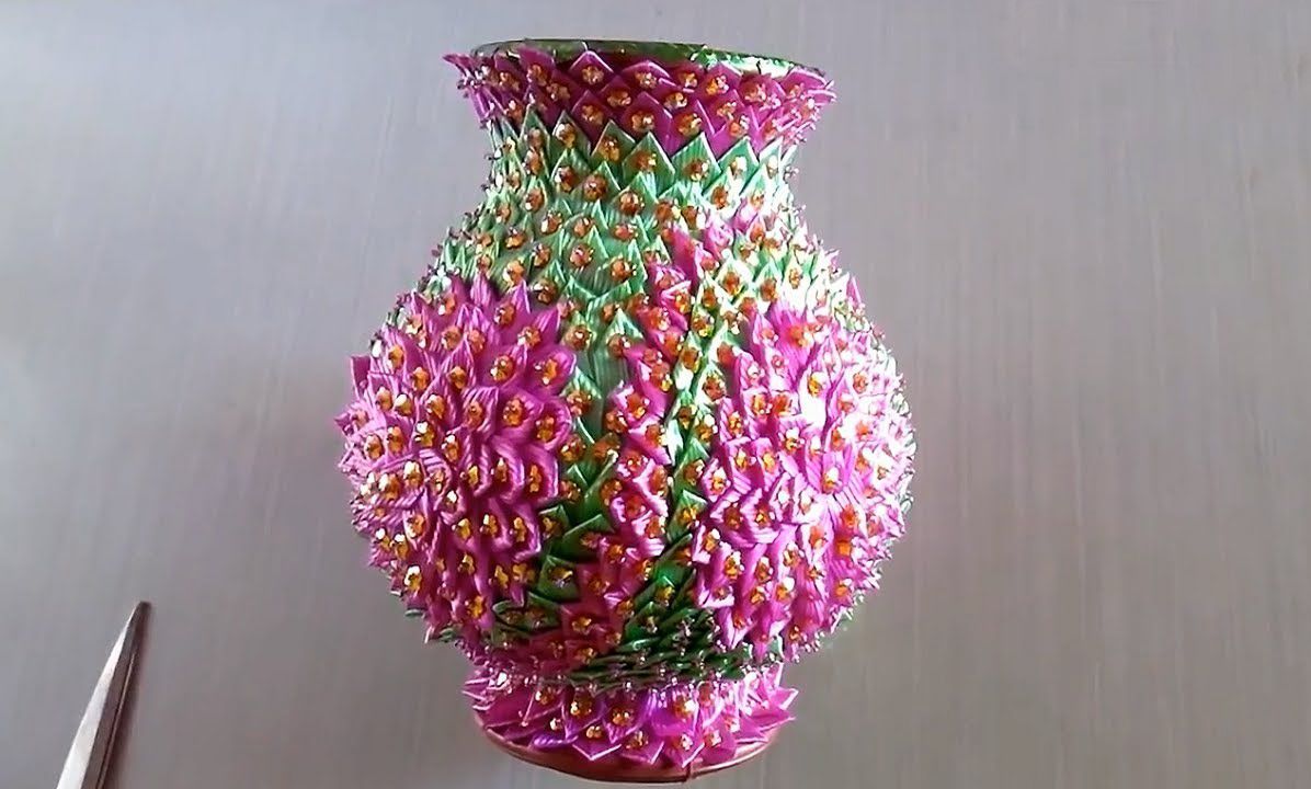 Cara Membuat Bunga  Mawar Dari  Sedotan Plastik 