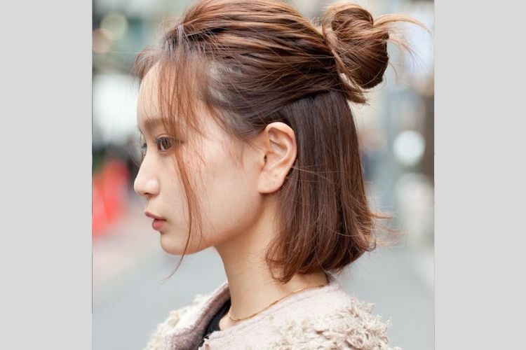 7 Inspirasi Model Rambut Pendek a la Wanita Korea