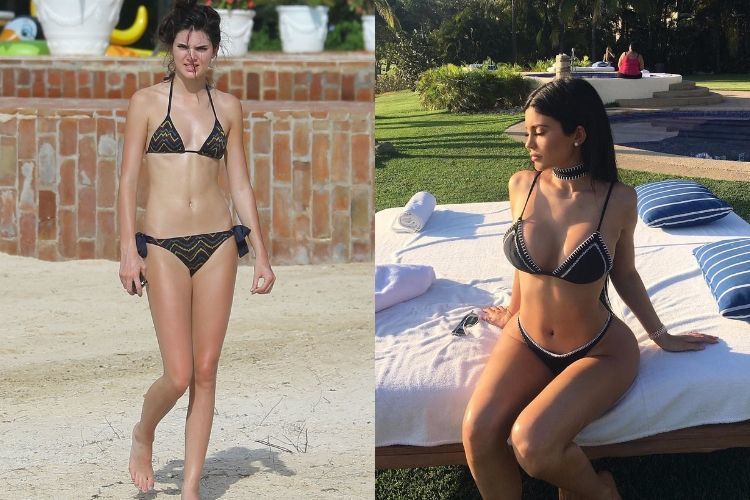 Sama-sama Seksi, Ini 7 Gaya Bikini Kendall vs Kylie Jenner 