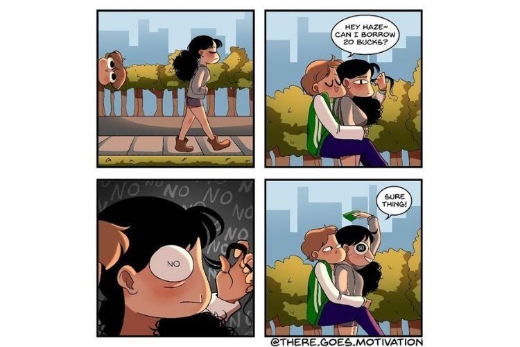 Lucu 7 Komik Strip Tingkah Konyol Perempuan Saat Punya Pacar