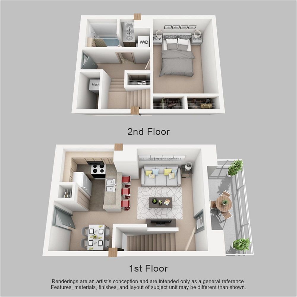 15 Desain Denah Rumah 2 Lantai Minimalis Untuk Keluarga Baru